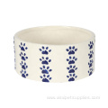 Customizable Fashion Pet Ceramic Dog Bowl